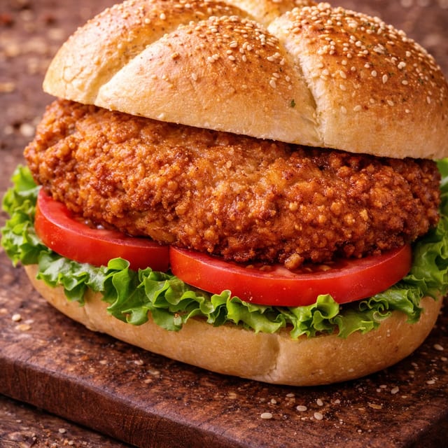 Chicken Fillet Sandwich W Fries.