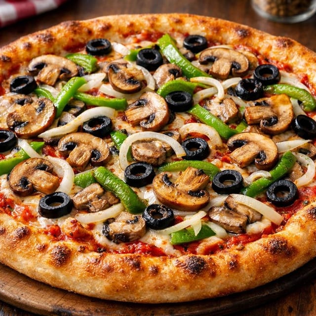 Medium Vegetarian Pizza.