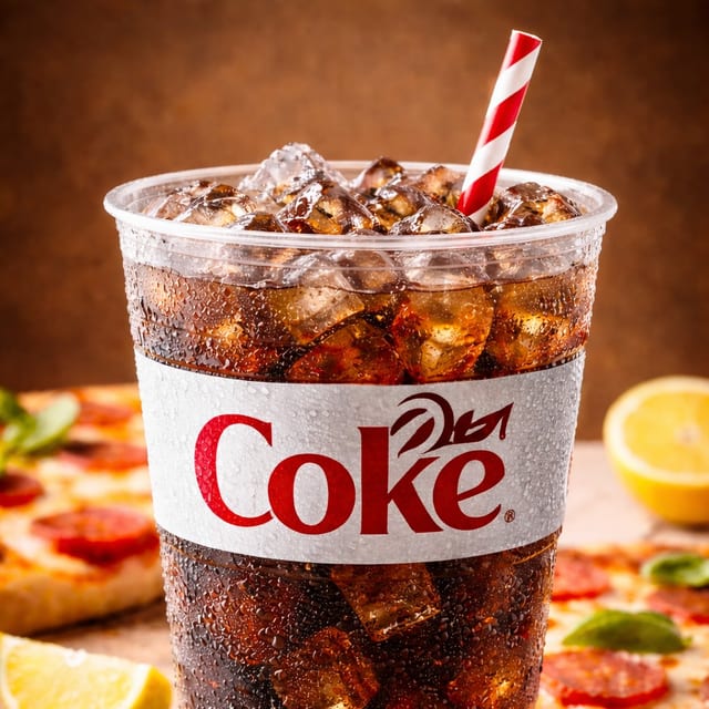 Large Diet Coke.