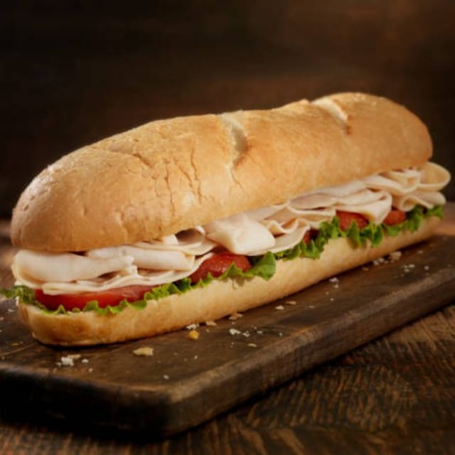 Large Turkey Sub w Fries.