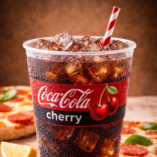 Large Cherry Coke.
