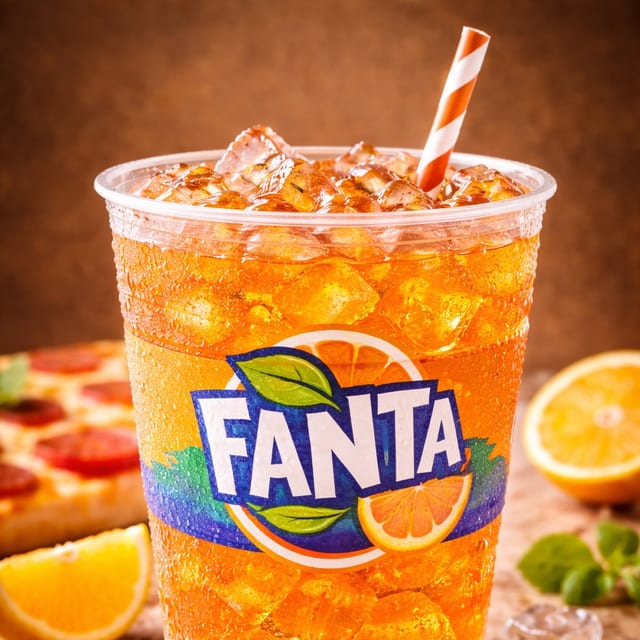 Large Orange Fanta.