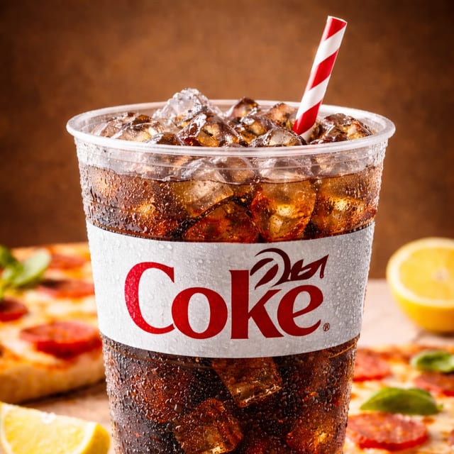 Medium Diet Coke.
